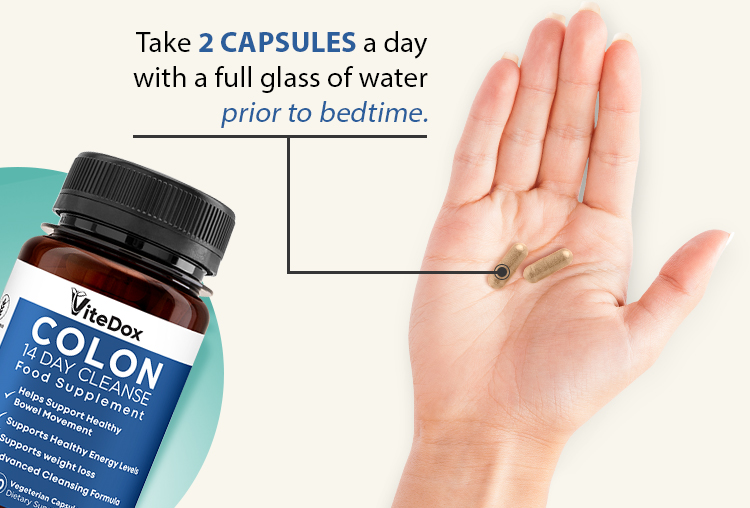 ViteDox COLON 14-Day Cleanse | Food Supplement ViteDox COLON 14-Day Cleanse | Food Supplement