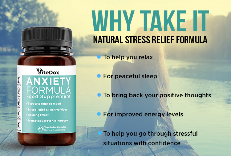 ViteDox Anxiety Formula | Food Supplement ViteDox Anxiety Formula | Food Supplement