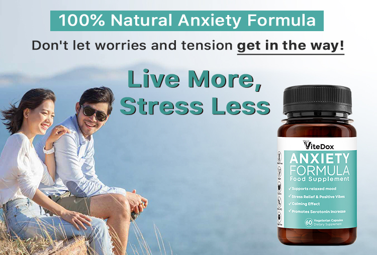 ViteDox Anxiety Formula | Food Supplement ViteDox Anxiety Formula | Food Supplement