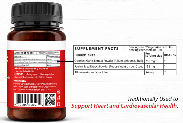 ViteDox Garlic | Heart Health Support ViteDox Garlic | Heart Health Support