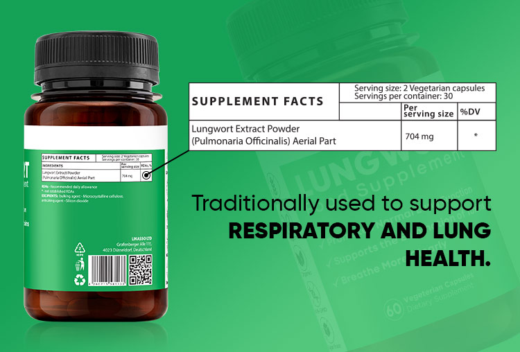 ViteDox Lungwort | Lung Health Supplement ViteDox Lungwort | Lung Health Supplement